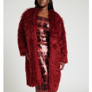 Gorgeous Eloquii Faux Fur Coat-NWT!!